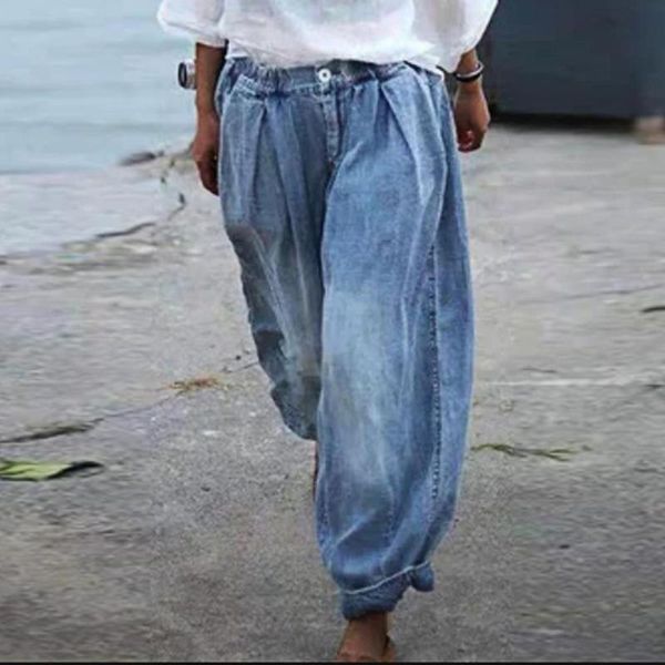 women's jeans woman high waist clothes wide leg denim pants trousers spring summer pockets for vacation, Blue
women's jeans woman high waist clothes wide leg denim pants trousers spring summer pockets for vacation, Blue