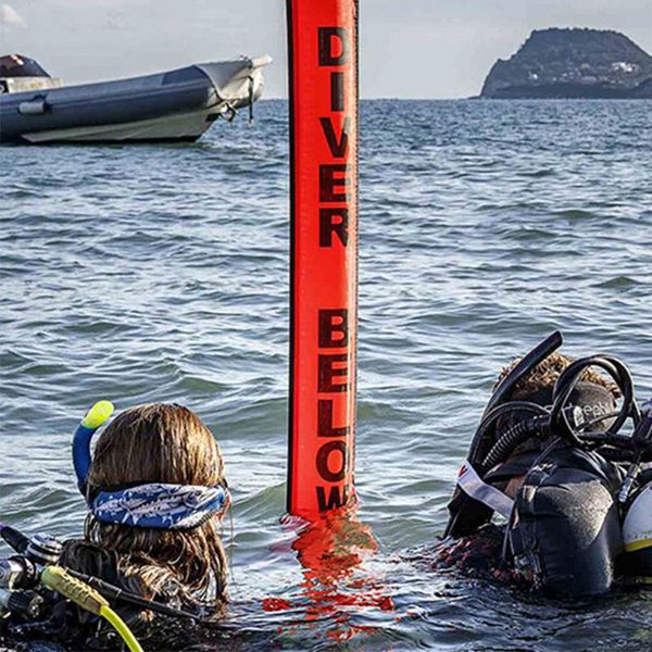 1.2m/1.5m/1.8m scuba diving inflatable marker with high visibility reflective band surface buoy life vest &
1.2m/1.5m/1.8m scuba diving inflatable marker with high visibility reflective band surface buoy life vest &