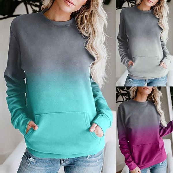 women's hoodies & sweatshirts 2021 fashion gradual change tie-dye hoodie long sleeve sports casual street style print pocket, Black
women's hoodies & sweatshirts 2021 fashion gradual change tie-dye hoodie long sleeve sports casual street style print pocket, Black