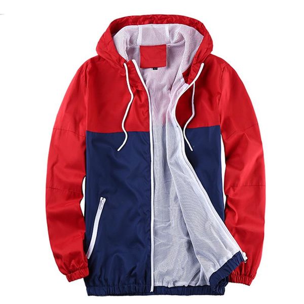 running jackets autumn men's jacket red color matching hooded double breathable zipper pocket shirt men sports short windbreaker, Black;red
running jackets autumn men's jacket red color matching hooded double breathable zipper pocket shirt men sports short windbreaker, Black;red