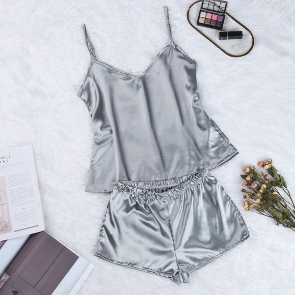underwear satin lace perspective suspender pajamas home suit two piece set, Black;white
underwear satin lace perspective suspender pajamas home suit two piece set, Black;white
