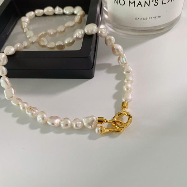 chokers natural baroque pearl uo buckle necklace clavicle chain, Golden;silver
chokers natural baroque pearl uo buckle necklace clavicle chain, Golden;silver
