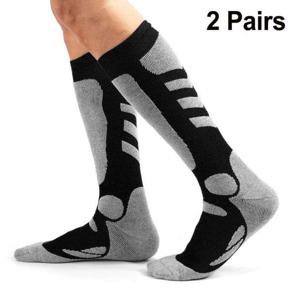 sports socks 2 pairs men's professional ski thick knit winter athletic stockings outdoor fitness quick dry, Black
sports socks 2 pairs men's professional ski thick knit winter athletic stockings outdoor fitness quick dry, Black