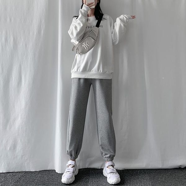 women's pants & capris women sweatpants drawstring jogging plus size female fashion solid color loose harem trousers casual winter warm, Black;white
women's pants & capris women sweatpants drawstring jogging plus size female fashion solid color loose harem trousers casual winter warm, Black;white