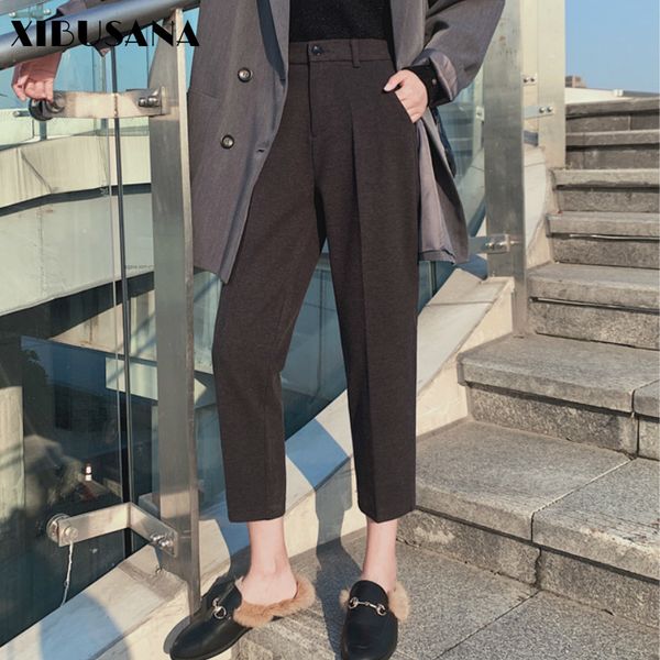 women's casual harem pants winter slim thickened woolen solid elastic high waist black plus size 3xl 210423, Black;white
women's casual harem pants winter slim thickened woolen solid elastic high waist black plus size 3xl 210423, Black;white