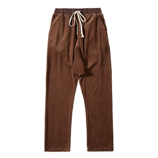 men's pants high street fleece drawstring solid joggers harem mens oversize straight loose casual sweatpants hip hop baggy trousers, Black
men's pants high street fleece drawstring solid joggers harem mens oversize straight loose casual sweatpants hip hop baggy trousers, Black