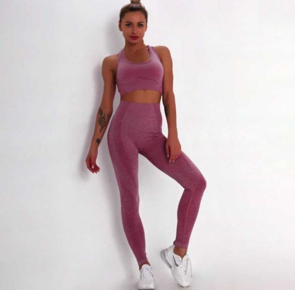 yoga outfit women's tracksuit sports wear tights and bra 2 pieces fitness seamless gym set
yoga outfit women's tracksuit sports wear tights and bra 2 pieces fitness seamless gym set