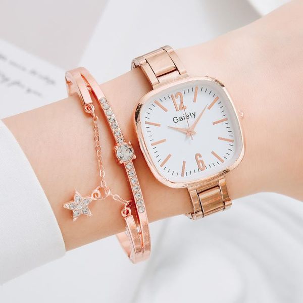 wristwatches gaiety brand ladies wrist watches dress rose gold square watch women crystal bracelet set female clock, Slivery;brown
wristwatches gaiety brand ladies wrist watches dress rose gold square watch women crystal bracelet set female clock, Slivery;brown