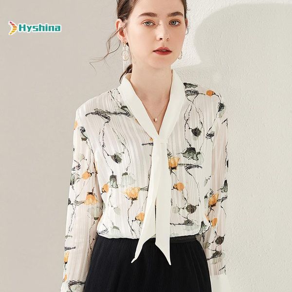 woman design elegant v-neck shirt printed chiffon women's blouses & shirts, White
woman design elegant v-neck shirt printed chiffon women's blouses & shirts, White