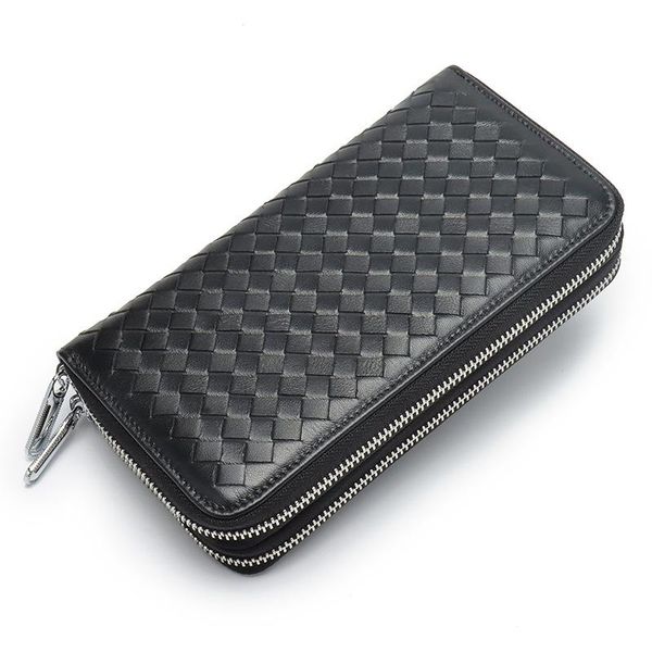 wallets fashion genuine leather weave clutches cellphone long wallet man multifunctional cow men women business zipper money bag, Red;black
wallets fashion genuine leather weave clutches cellphone long wallet man multifunctional cow men women business zipper money bag, Red;black
