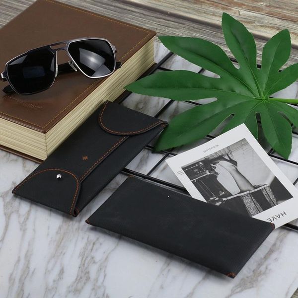 other fashion accessories simple punk style flip pu glasses bag personalized portable leather case soft eyewear, Silver
other fashion accessories simple punk style flip pu glasses bag personalized portable leather case soft eyewear, Silver