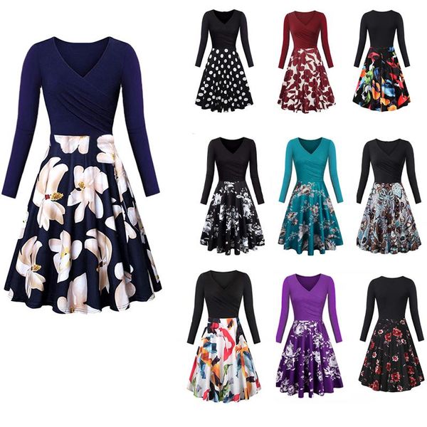 casual dresses 14 flowers long sleeve elegant office midi floral for women ladies lolita tunics plus size 4xl harajuku emo clothes robe, Black;gray
casual dresses 14 flowers long sleeve elegant office midi floral for women ladies lolita tunics plus size 4xl harajuku emo clothes robe, Black;gray