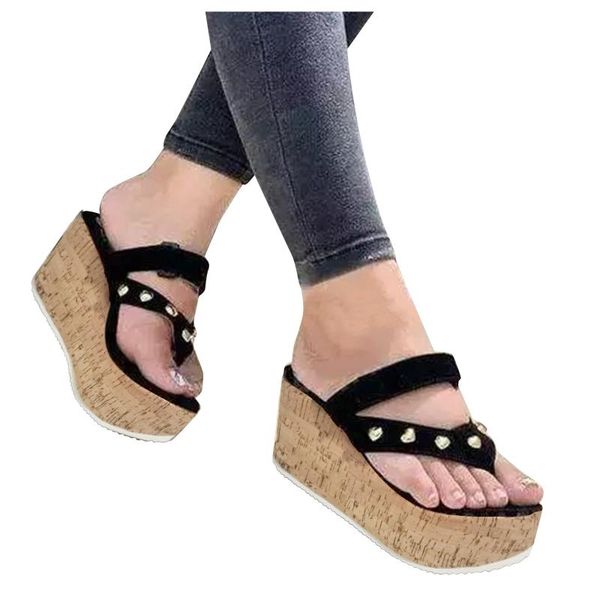 sandals jaycosin fashion outdoor high wedges shoes for women casual breathable ankle strap wedge heel leisure slippers, Black
sandals jaycosin fashion outdoor high wedges shoes for women casual breathable ankle strap wedge heel leisure slippers, Black