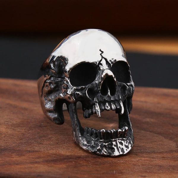 cluster rings high polish gothic vampire skull ring heavy mens stainless steel biker punk motorcyclist jewelry gift size 7-15, Golden;silver
cluster rings high polish gothic vampire skull ring heavy mens stainless steel biker punk motorcyclist jewelry gift size 7-15, Golden;silver