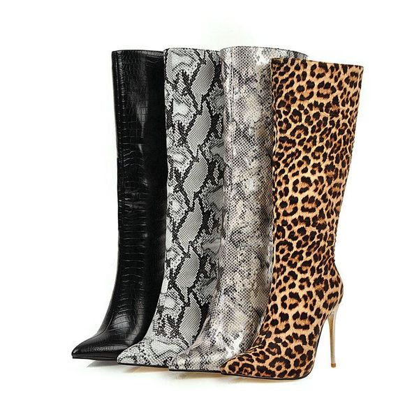 boots fashion snake print knee high women thin heels zipper pointed toe autumn winter ladies big size 43, Black
boots fashion snake print knee high women thin heels zipper pointed toe autumn winter ladies big size 43, Black