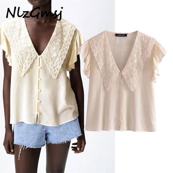 blouse women shirt female design summer fashion french short sleeve beige 06 210628, White
blouse women shirt female design summer fashion french short sleeve beige 06 210628, White