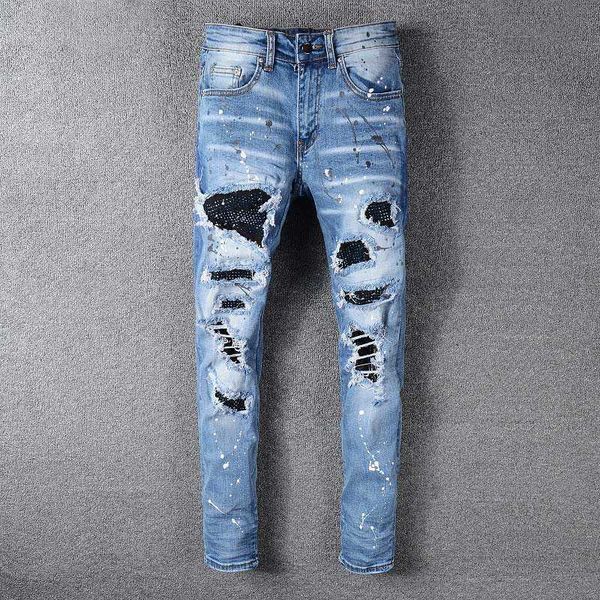 mens designer jeans distressed ripped slim fit motorcycle bikers denim for men s fashion mans black pants pour hommes, Blue
mens designer jeans distressed ripped slim fit motorcycle bikers denim for men s fashion mans black pants pour hommes, Blue