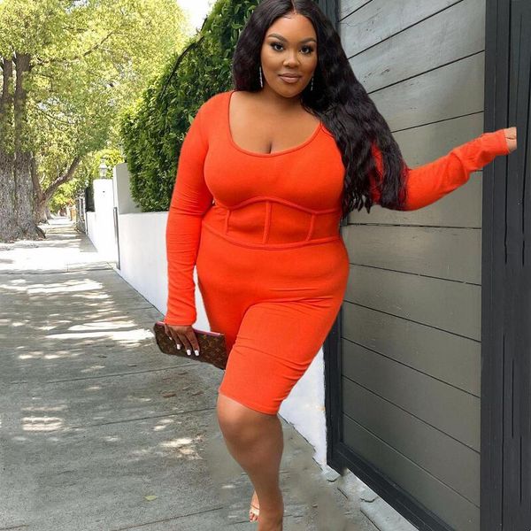 plus size pants woman clothes orange jumpsuit long sleeve one piece outfits ladies bodycon shorts wholesale drop, Black
plus size pants woman clothes orange jumpsuit long sleeve one piece outfits ladies bodycon shorts wholesale drop, Black