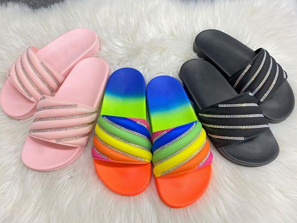 powerful business 2021 summer women's sandals and slippers european american rainbow diagonal diamond women, Black
powerful business 2021 summer women's sandals and slippers european american rainbow diagonal diamond women, Black