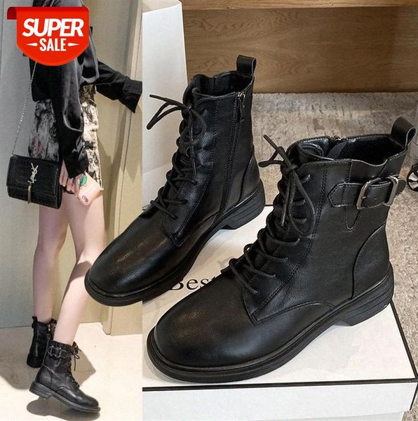 low-heeled short boots mid-heel thick heel lace-up martin women's flat-bottomed plus cashmere shoes #o117
low-heeled short boots mid-heel thick heel lace-up martin women's flat-bottomed plus cashmere shoes #o117