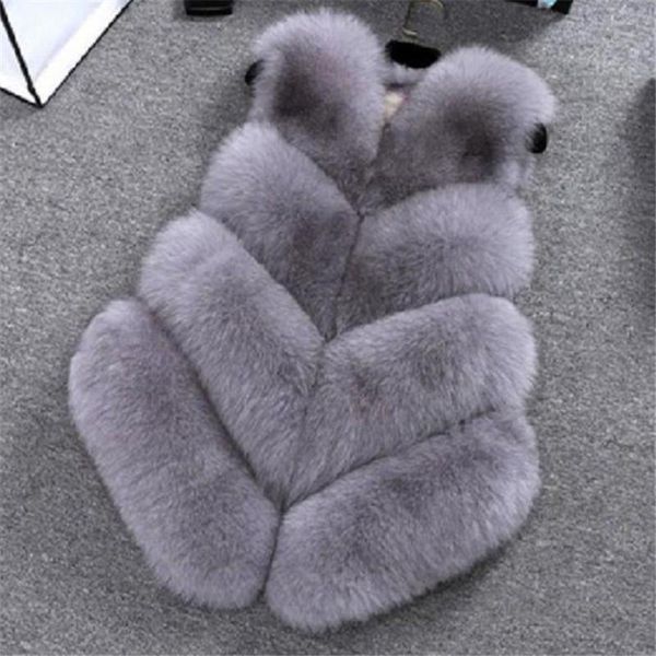 women's fur & faux coat plus size winter women manteau femme hiver veste fourrure fake long vest, Black
women's fur & faux coat plus size winter women manteau femme hiver veste fourrure fake long vest, Black