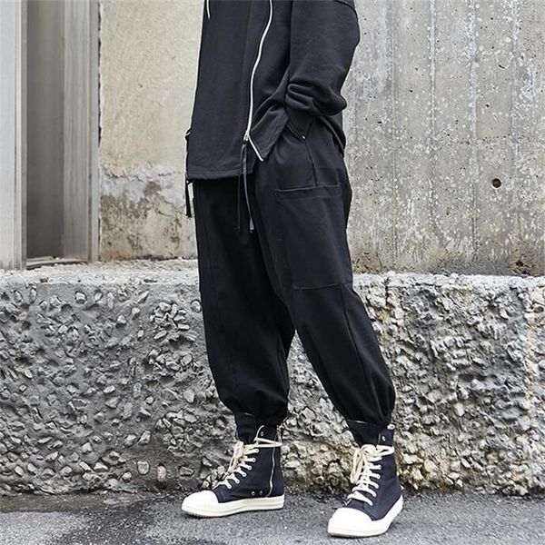 men's pants men beat spring and autumn fashion style hair stylist personality super loose dark casual, Black
men's pants men beat spring and autumn fashion style hair stylist personality super loose dark casual, Black