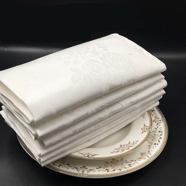 table napkin 10pcs cotton napkins cloth party supplies wedding thicken white jacquard dinner 3 sizes
table napkin 10pcs cotton napkins cloth party supplies wedding thicken white jacquard dinner 3 sizes