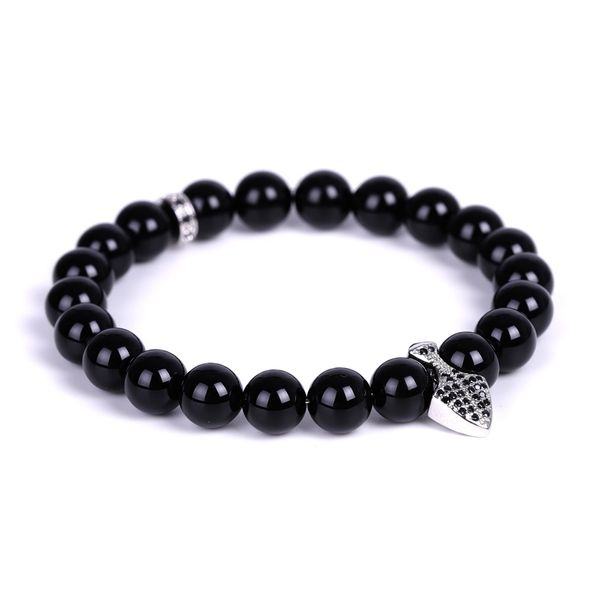 white turquoise micro-inlaid bracelet fashion turquoise three-color anchor bracelet fashion jewelry, Black
white turquoise micro-inlaid bracelet fashion turquoise three-color anchor bracelet fashion jewelry, Black