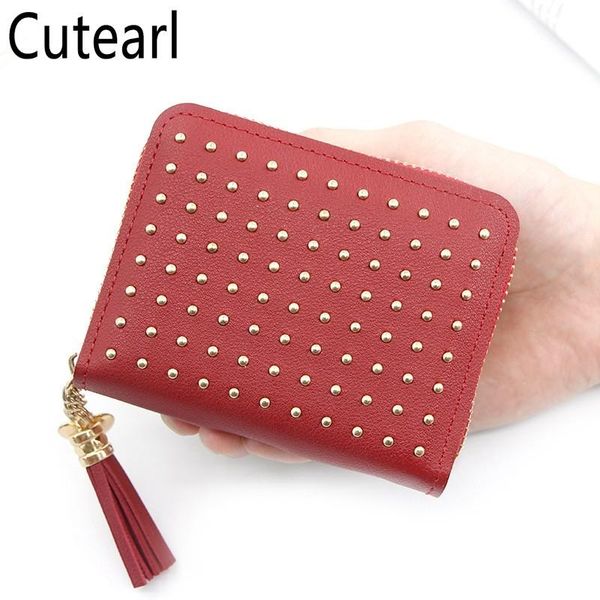 wallets metal tassel ladies personality short clutch 2021 fashion rivet punk id pu card holder women zipper coin purse, Red;black
wallets metal tassel ladies personality short clutch 2021 fashion rivet punk id pu card holder women zipper coin purse, Red;black