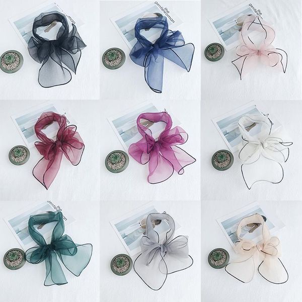 scarves fashion women thin scarf narrow long neck candy color transparent chiffon headband wavy tie hair band, Blue;gray
scarves fashion women thin scarf narrow long neck candy color transparent chiffon headband wavy tie hair band, Blue;gray