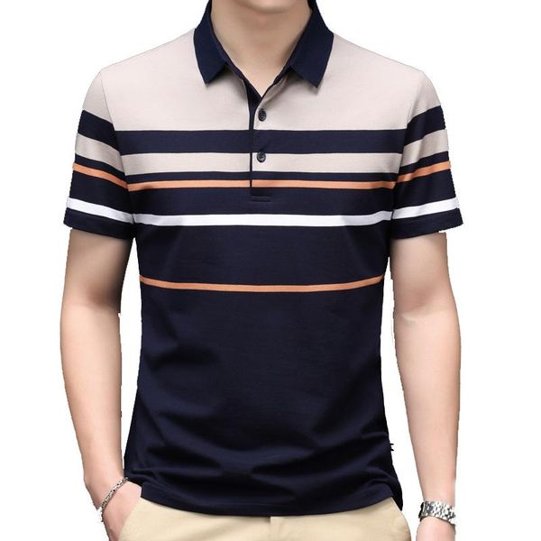 men's polos mens shirt contrast stripes plus size 4xl brand short sleeve for summer business fashion casual a07161356, White;black
men's polos mens shirt contrast stripes plus size 4xl brand short sleeve for summer business fashion casual a07161356, White;black