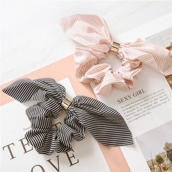 korea pretty rabbit striped ear buckle scrunchies elastic bands of ties rope ponytail hair accessories, Pink
korea pretty rabbit striped ear buckle scrunchies elastic bands of ties rope ponytail hair accessories, Pink