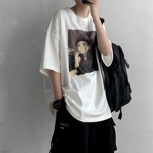 2021 fashion anime print clothes korean couple t-shirts kpop men clothing ulzzang oversized t shirt printed short sleeves male, White
2021 fashion anime print clothes korean couple t-shirts kpop men clothing ulzzang oversized t shirt printed short sleeves male, White