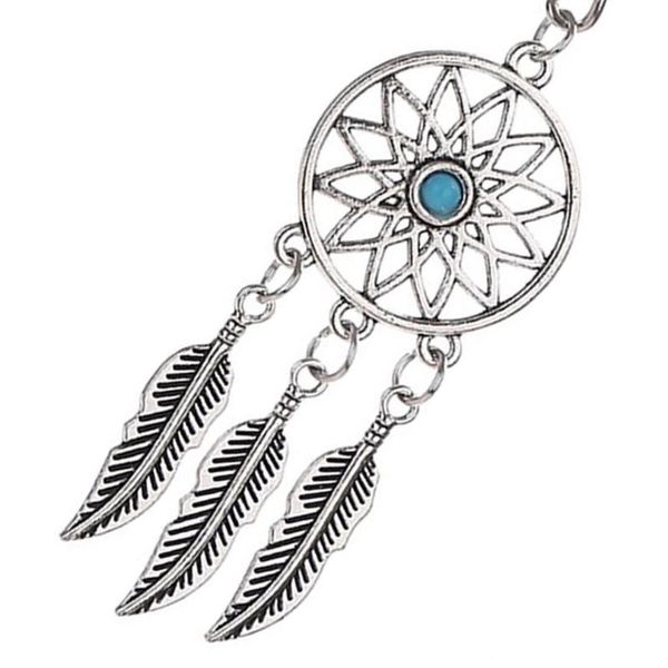 keychains leather braided rope keychain dream catcher metal charming bag car key ring charm pendant gift purse handbag holder, Silver
keychains leather braided rope keychain dream catcher metal charming bag car key ring charm pendant gift purse handbag holder, Silver