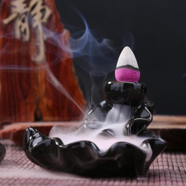 fragrance lamps backflow bergamot incense burner smoke buddha hand style cone sticks holder monk home decor porcelain
fragrance lamps backflow bergamot incense burner smoke buddha hand style cone sticks holder monk home decor porcelain
