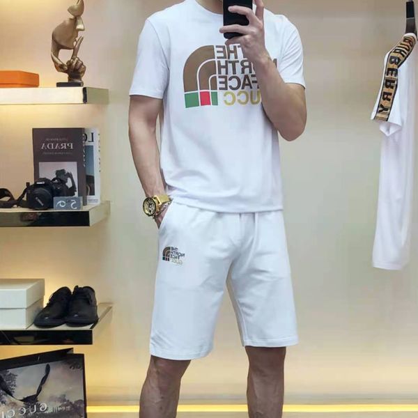 luxury fashion brand men's tracksuits t-shirt five-point shorts letter pattern two-piece cotton short sleeves, Gray
luxury fashion brand men's tracksuits t-shirt five-point shorts letter pattern two-piece cotton short sleeves, Gray