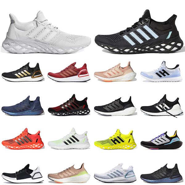 

2022 fashion mens womens dna web ultraboost 20 21 running shoes ub 3.0 4.0 pulse aqua black oreo bred green blue grey tech indigo designer s