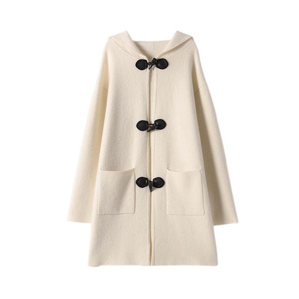 women's knits & tees shuchan sweater coat women knit warm hooded 30% cashmere 70% wool england style pockets christmas solid red single, White
women's knits & tees shuchan sweater coat women knit warm hooded 30% cashmere 70% wool england style pockets christmas solid red single, White