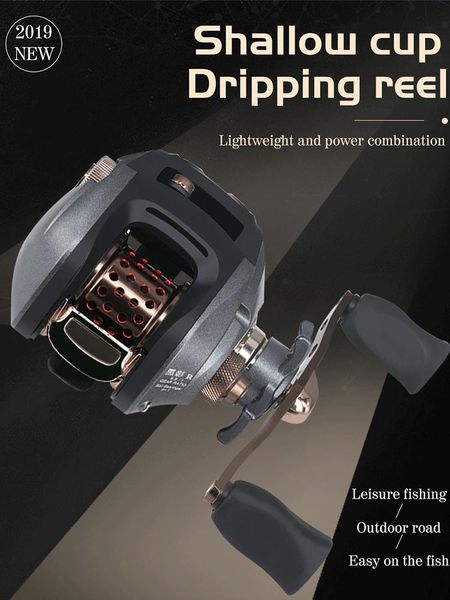 nonslip baitcasting fishing reel 6.9:1 high speed ratio 9+1bb water drop wheel 7kg drag max prevent fried line carp reels
nonslip baitcasting fishing reel 6.9:1 high speed ratio 9+1bb water drop wheel 7kg drag max prevent fried line carp reels