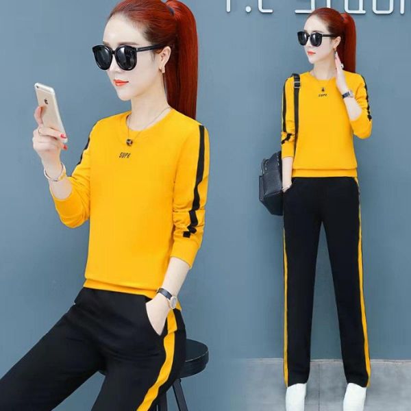 women's tracksuits 2021 casual two piece sets comfortable running plus size long sleeve and pants 2piece set women clothing yellow red, Gray
women's tracksuits 2021 casual two piece sets comfortable running plus size long sleeve and pants 2piece set women clothing yellow red, Gray