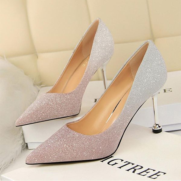 women pumps high heel shoes for bling wedding shoe on heels gradient stiletto ladies party dress, Black
women pumps high heel shoes for bling wedding shoe on heels gradient stiletto ladies party dress, Black