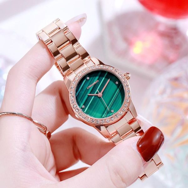 wristwatches chronos japanese movement women quartz watch full shining rhinestone sea blue dial steel bracelet ladies fashion wristwatch ch3, Slivery;brown
wristwatches chronos japanese movement women quartz watch full shining rhinestone sea blue dial steel bracelet ladies fashion wristwatch ch3, Slivery;brown