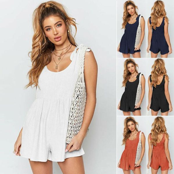 women's jumpsuits & rompers 2021 style women bandage sleeveless ladies clubwear shorts playsuit bodycon party solid romper trousers, Black;white
women's jumpsuits & rompers 2021 style women bandage sleeveless ladies clubwear shorts playsuit bodycon party solid romper trousers, Black;white