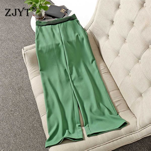 summer fashion women high waist office wide leg pants female trousers 210601, Black;white
summer fashion women high waist office wide leg pants female trousers 210601, Black;white