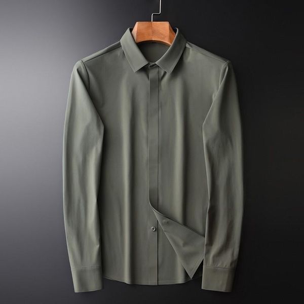 green mens shirts long sleeve solid color business and casual male plus size 4xl slim fit man men's, White;black
green mens shirts long sleeve solid color business and casual male plus size 4xl slim fit man men's, White;black