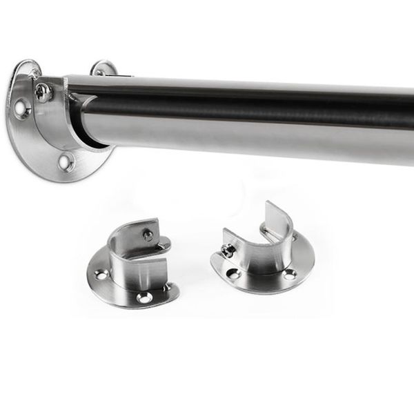 shower curtains 1pc heavy duty stainless steel closet rod end supports pole sockets flange holder with screws, 25mm/ 32mm diameter
shower curtains 1pc heavy duty stainless steel closet rod end supports pole sockets flange holder with screws, 25mm/ 32mm diameter