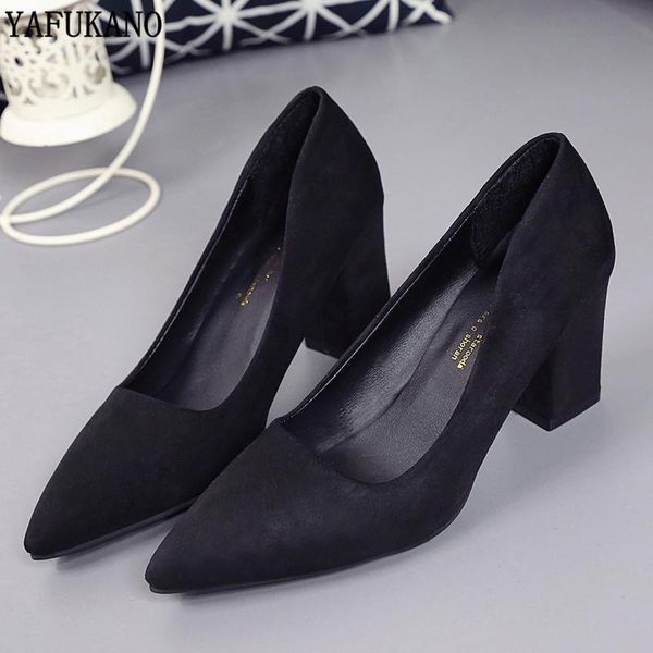 dress shoes fashion pumps women's high heels spring autumn female casual office square heel women single, Black
dress shoes fashion pumps women's high heels spring autumn female casual office square heel women single, Black