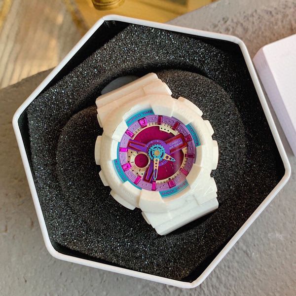 2021 led sports watch baby-g fashion dial large area texture metal color designer men and women outdoor shockproof luminous diving tour (gif, Slivery;brown
2021 led sports watch baby-g fashion dial large area texture metal color designer men and women outdoor shockproof luminous diving tour (gif, Slivery;brown
