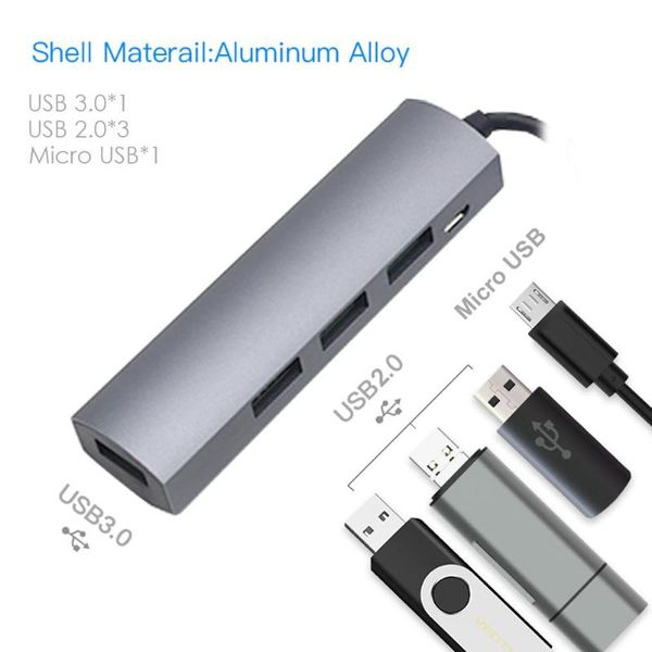 hubs adapter alloy four-in-one usb hub usb3.0 type-c converter for pc computer
hubs adapter alloy four-in-one usb hub usb3.0 type-c converter for pc computer