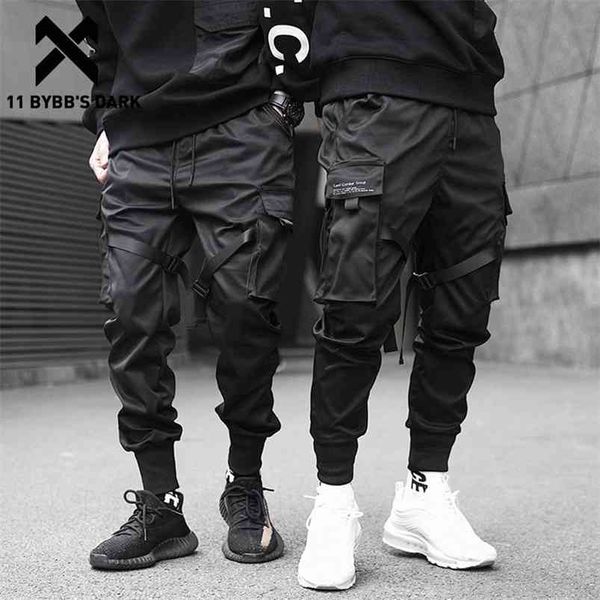 11 bybb's dark men joggers pants multi-pocket elastic waist harem hip hop streetwear sweatpants pencil techwear 210715, Black
11 bybb's dark men joggers pants multi-pocket elastic waist harem hip hop streetwear sweatpants pencil techwear 210715, Black